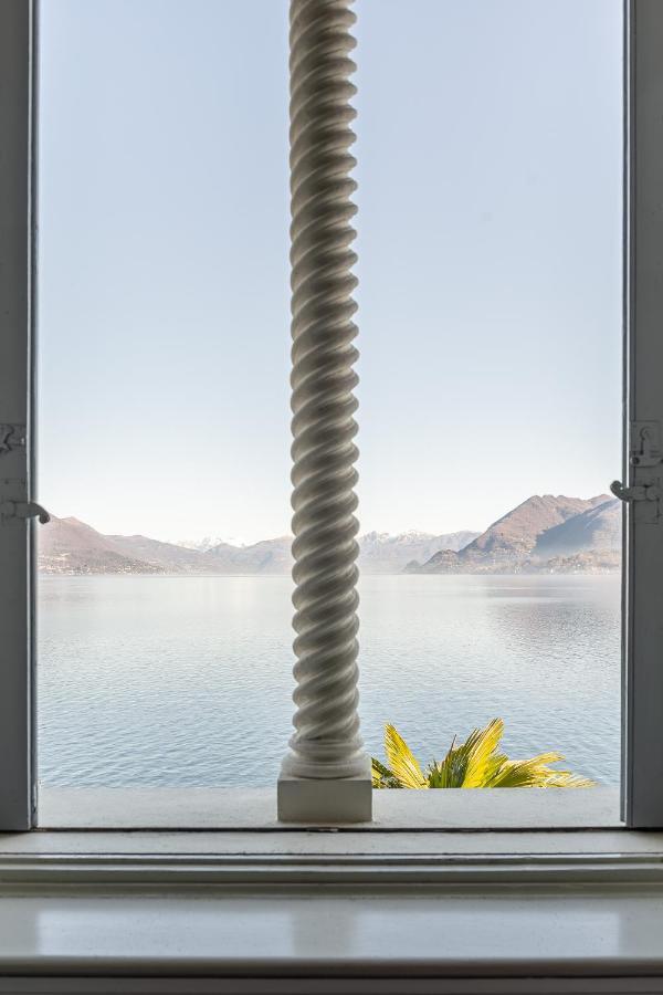 Villa Niobe - Exclusive Lakefront Apartment With Private Beach Stresa Exterior foto